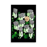 Classic Square Heads Poster